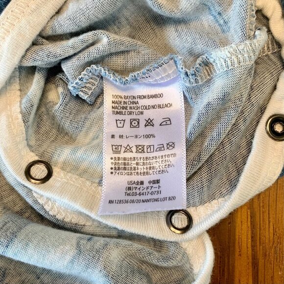 MILKBARN Footed Bodysuit Baby Boys 3-6 Mos Blue Whale Romper Onesie Infant Boy - Picture 5 of 5